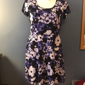 Michael Kors purple black dress, XL